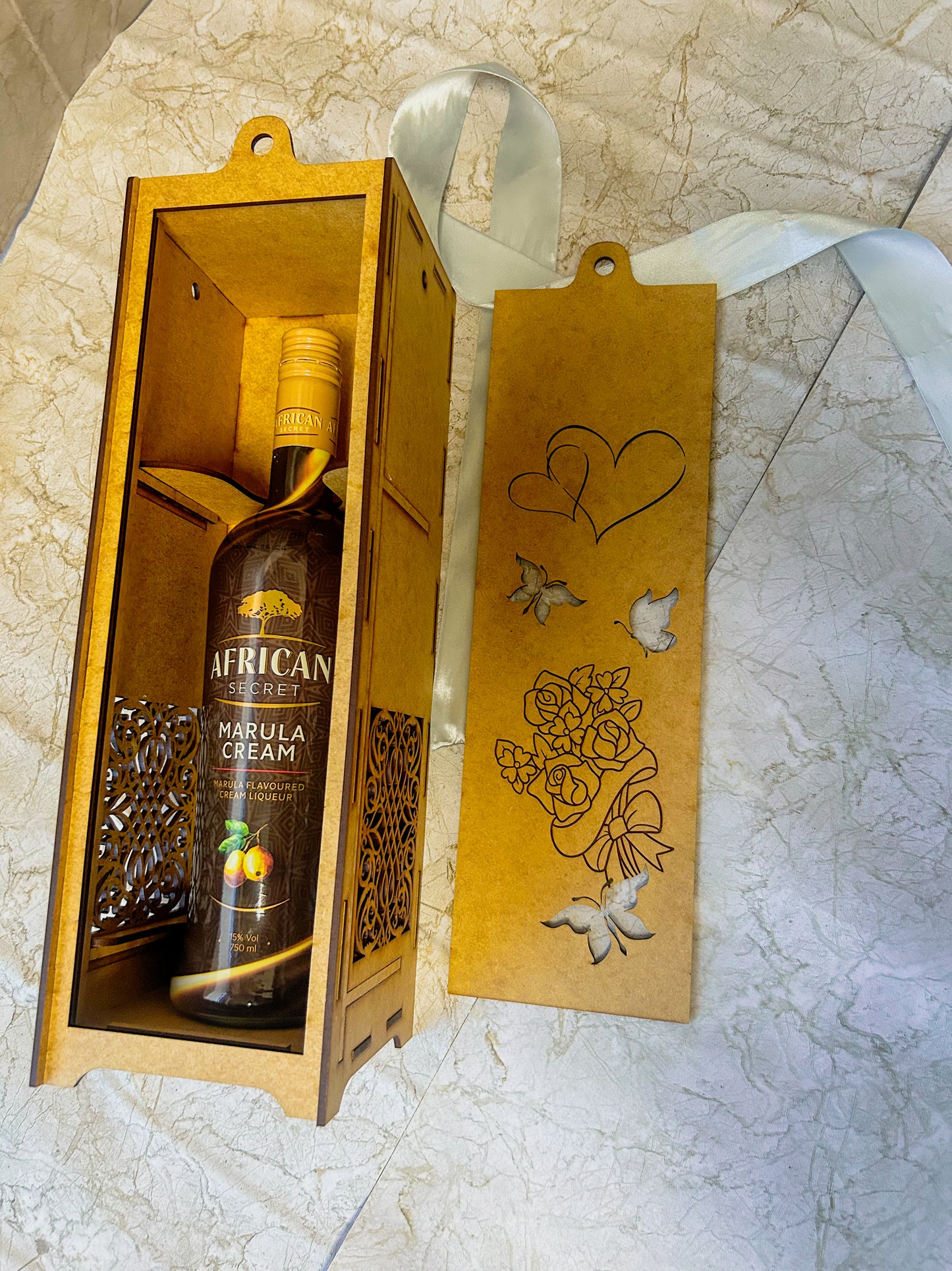 Slide wine box