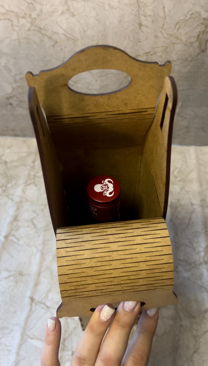 Fold Top Wine Bottle