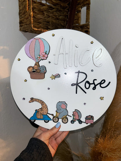 Children's Personalized Sign