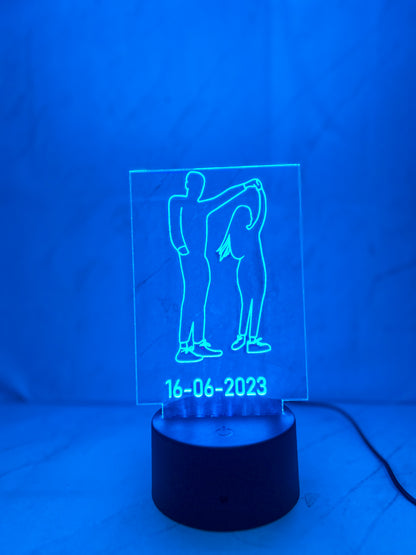 Personalized Portrait Photo Night Light